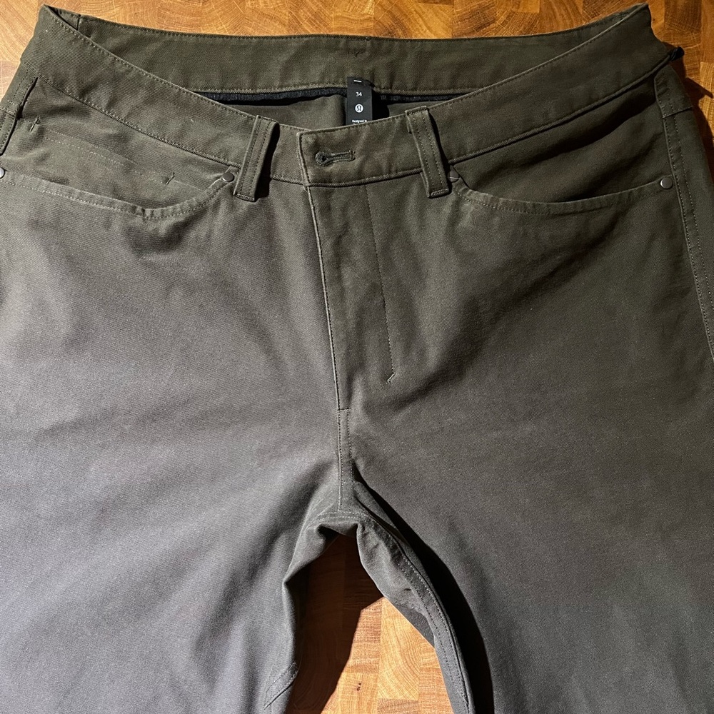 Lululemon ABC Pant Classic dark olive size 34